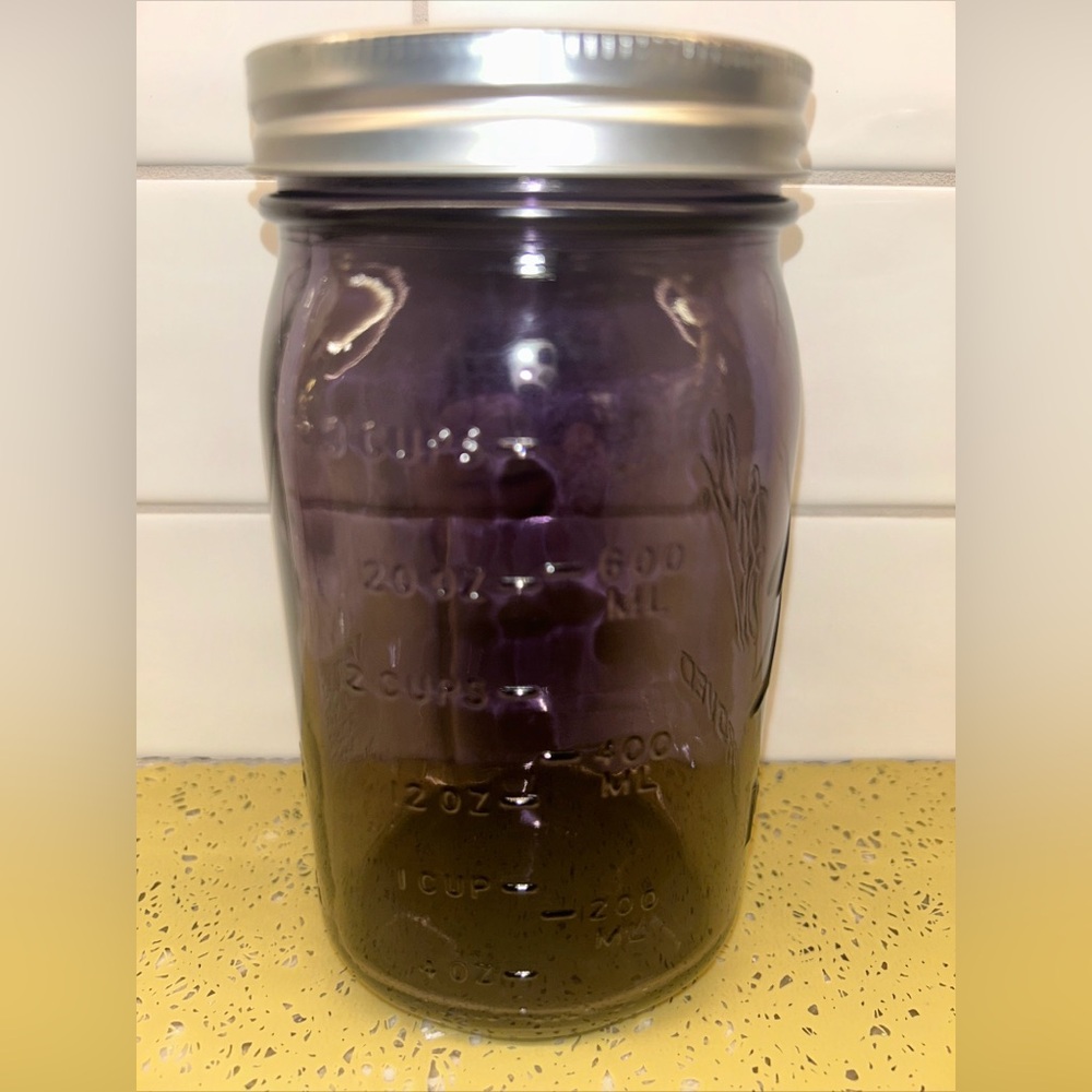 Ball Improved Purple Quart Canning Jar 1913-1915 100 Years Of American Heritage - Picture 2 of 10